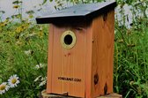 Professionele vogelhuisje - zeer duurzaam + beschermring - processierups vogelhuis - koolmees - nestkast