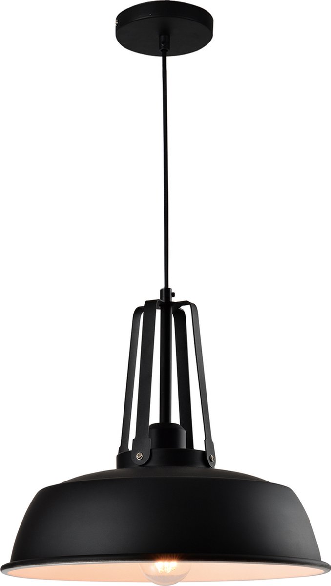 QUVIO Hanglamp rond zwart - QUV5080L-BLACK