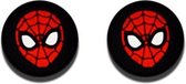 FSW-Products - Thumb grips - 1 Paar = 2 Stuks - Nintendo Switch & Lite - Joystick/Controller Grips - Joy-Con Thumbsticks - Thumbgrips - Switch grips - Spiderman - Zwart / Rood