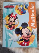Multicolor Disney mickey & friends, kleurboek, 32 pagina's