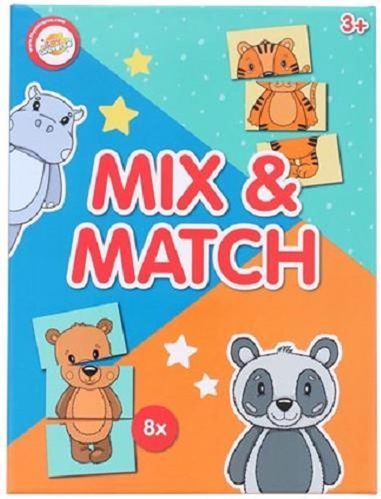 Afbeelding van het spel Mix & Match - kaartspel - Dieren