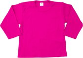 WDLS- Baby shirt- lange mouw- Fuchsia- Maat 86/92