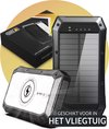 Surge Solar Powerbank - 20.000mAh voor iPhone en Samsung – Met draadloos opladen & USB-C – 18W Quick Charge 3.0 en PD Fast Charge - 4 outputs