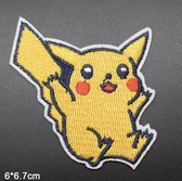 Pikachu strijk embleem - pokemon patch - patches - stof & strijk applicatie