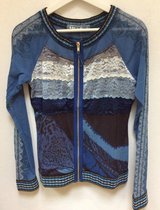 Vestje-Blauw-Print-maat XXL