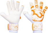 RWLK Picasso Line White/Orange Keeperhandschoen Maat 8