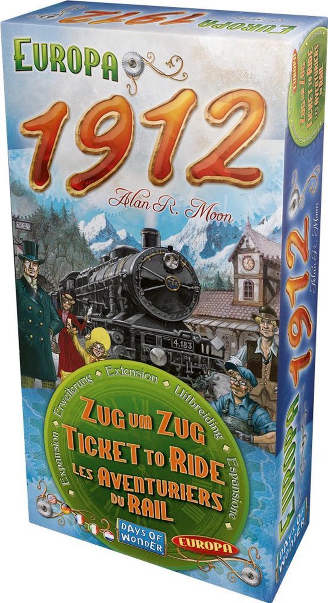 Ticket to Ride Europa 1912 - Uitbreiding - Bordspel