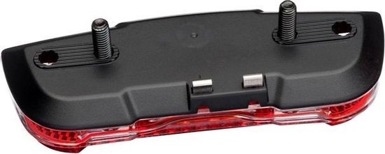 AXA Slim Steady Achterlicht - LED Fietsverlichting - Dynamo - Steady Functie - 600 m Zichtbaarheid - Zijzichtverlichting - 50 mm Montage - Rood van AXA — afbeelding 3