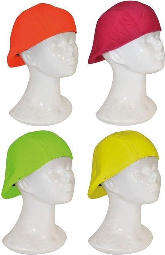 Neon rappers hoedje Oranje