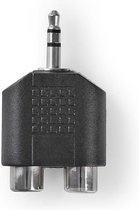 Bestekabels.nl Stereo-Audioadapter - 3,5 mm Male naar 2x RCA Female
