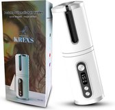 Krexs - Automatische Krultang – Haarkruller  – Golvenkrultang - Hair Curler – Krullen – Wave Krultang - Wit