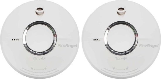 FireAngel ST-622 Rookmelder - 2 pack - 10 jaar accu - Pauzeknop - Testknop