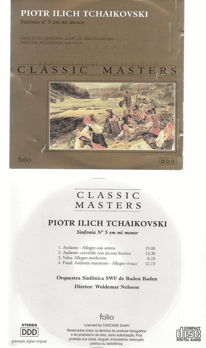 TCHAIKOVSKY - synfonia No 5 in Mi minor