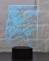 DawnLights - Asta Battle Design - Black Clover - 3D Lamp - Led Licht - Anime