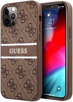 Guess 4G Printed Stripe Back Case - Apple iPhone 12 Pro Max (6.7") - Bruin