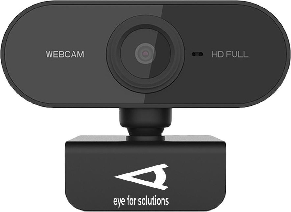 Full HD Webcam - 1080p - Microfoon - USB - Zwart - Black Friday 2020 Deals