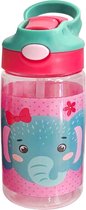 Must Drinkfles Junior 500 Ml Tritan Roze/mintgroen