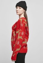 Urban Classics - Oversized Kersttrui - L - Rood