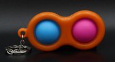 Simple Dimple - Pop It – Fidget Toy Spel – Anti Stress, Autisme en ADHD - Vrij van Giftige Materialen - Verschillende Kleurencombinaties