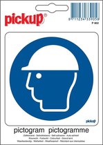 Pickup Pictogram 10x10 cm - Veiligheidshelm dragen