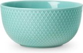 Lyngby Porcelain Rhombe Color bowl D13cm aqua