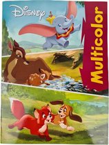 Disney Kleurboek - Bambi, Dombo en meer - Papier - 32 kleurplaten - 21 x 28 x 0.3 cm