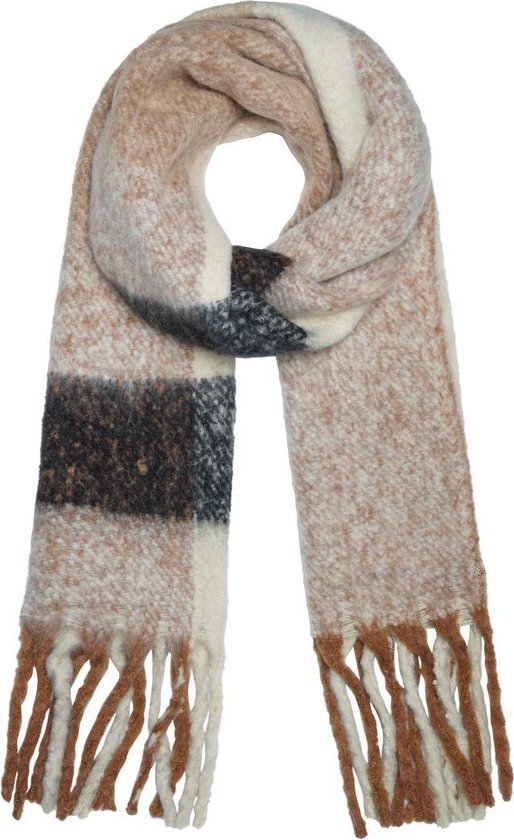 Bruine shawl geruit|Omslagdoek|Bruin|Geblokt|Vierkante sjaal | bol.com
