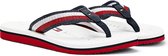 Tommy Hilfiger Slippers - Maat 37 - Vrouwen - Wit - Navy - Rood