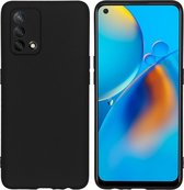 iMoshion Color Backcover Oppo A74 (4G) hoesje - zwart