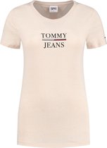 Tommy Hilfiger Essential T-shirt - Vrouwen - Beige - Crème