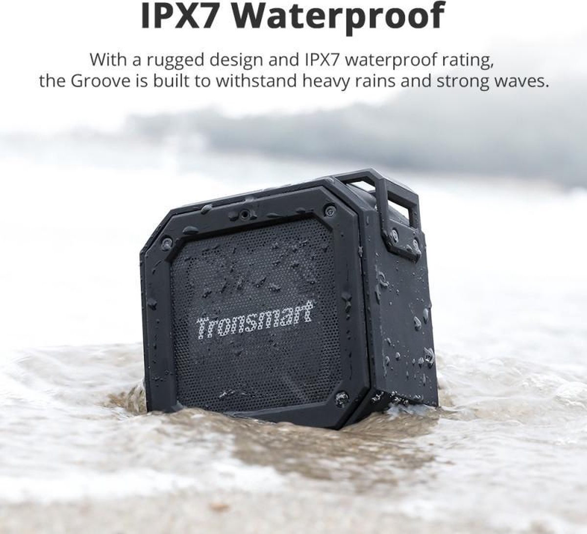 Haut-parleur Bluetooth Tronsmart Element Groove - Haut-parleur waterproof -  Sortie 10W | bol