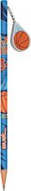 Must Potlood Met Gum Slam Dunk Junior Hout/rubber Blauw