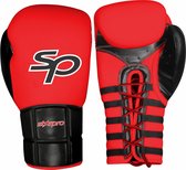 Safety Sparring Boxing Glove Layered Foam | Rood / Zwart (Maat: 14OZ)