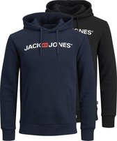 JACK&JONES JJECORP OLD LOGO SWEAT HOOD 2PK MP Heren Trui - Maat XL