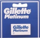 Gillette - GILLETTE PLATINUM 5 uds - Shavette - Safety Razor Blades - 10 stuks