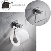 Wc Rolhouder Zilver Badkamer Accessoires Voor Toilet En Badkamer - Extra Sterke Bevestiging - Daily Logix®️