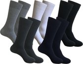Classinn® Elegant geribbelde Heren sokken 39-42 - Multipack - 10 paar
