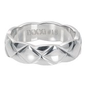 iXXXi jewelry single ring Nikki zilverkleurig staal - Maat 20