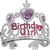 Prinsessen Kroontje Birthday Girl Roze