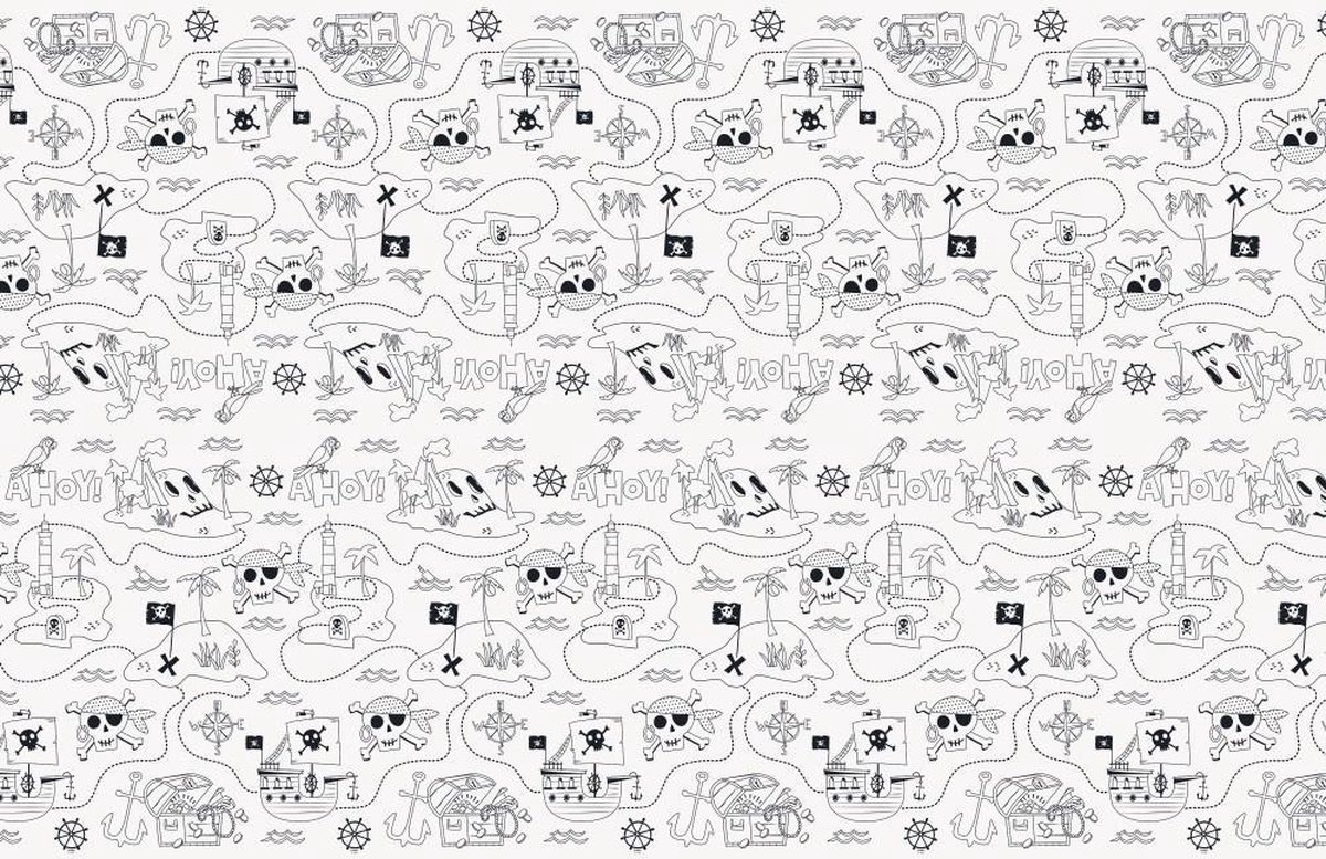 Nappe Chasse Au Trésor Pirate 137 X 259 Cm