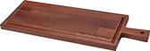 Marvin's Maatwerk Borrelplank Acaciahout - Tapasplank - Houten Snijplank - 48x17cm