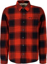 Garcia Jongens Overhemd Rood - Maat 164/170