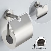Wc Rolhouder Zilver Badkamer Accessoires Voor Toilet En Badkamer - Extra Sterke Bevestiging - Daily Logix®️