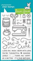 Sewn With Love Clear Stamps (LF1309)