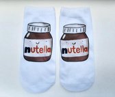 Nutella sokken - unisex - enkelsokken Nutella - Nutella sokken Cadeau