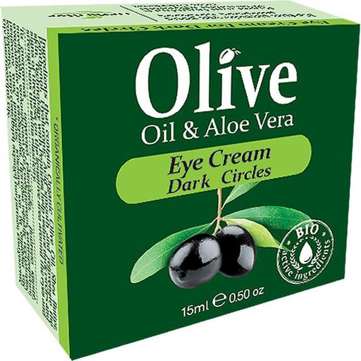 HerbOlive Oog Crème tegen Donkere Cirkels *Olijfolie & Aloe Vera* 15ml