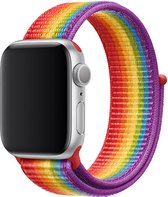Wabando Nylon Band Exhibit Pride compatibel met Apple Watch 45/44/42 mm