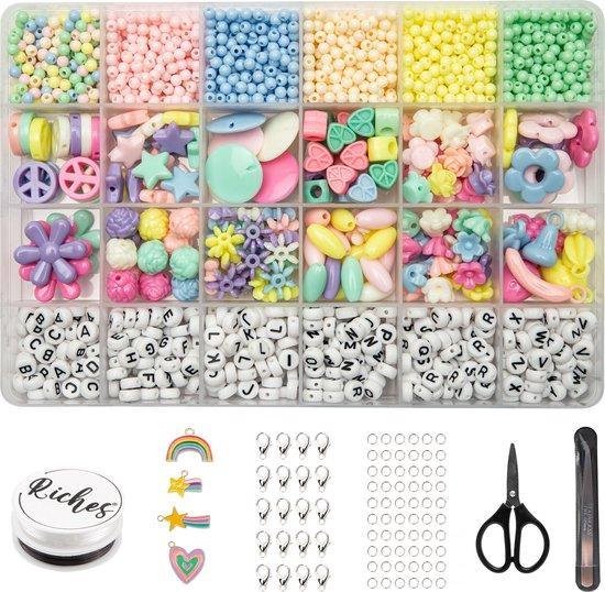 Ensemble de perles - Perles de cristal - Kit de Hobby pour la fabrication  de Bijoux 