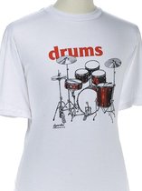 T-Shirt, 5-delige drumset, maat L