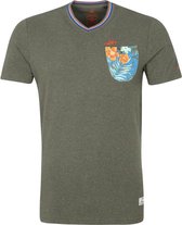 NZA Te Arai T-shirt Army Groen - maat M